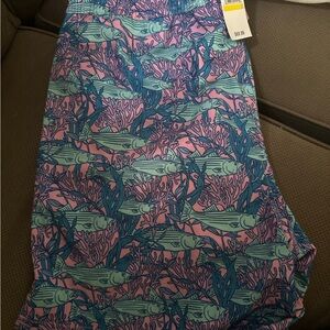 Vineyard Vines Pink and Blue Swim Trunks